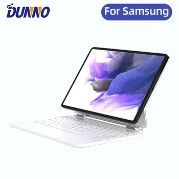 Для Samsung Galaxy Tab S7FE S7Plus S8 Plus 12,4 дюйма Чехол Magic Keyboard для планшета S7/S8 11 дюймов с беспроводной клавиатурой