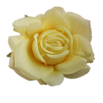 Имитация своими руками большого шелкового цветка розы, поддельное свадебное украшение, фон для головы с цветком розы, реквизит для фотосъемки с цветком розы