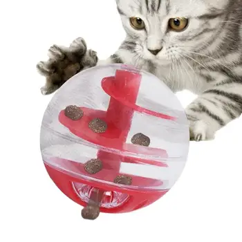 Интерактивный Корм для кошек, Мяч для Кормления, Игрушки для домашних животных, Медленная Подача, Кошки, Собаки, Играющие В игрушки, Повышающие IQ питомца, Мяч для Угощения, Забавная Чаша для кошек