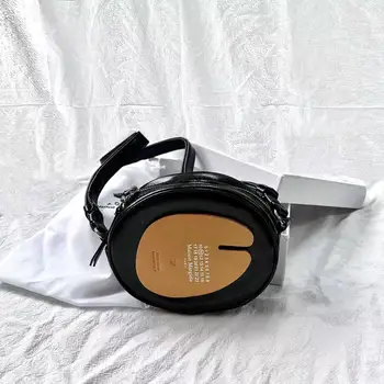 Нишевая сумка-мессенджер tabi из воловьей кожи с верхним слоем, женский маленький рюкзак MM6 trotters