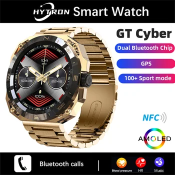 Новые Смарт-часы Для HUAWEI WATCH GT Cyber Intelligent Motion Мужские С Двойным Bluetooth-Вызовом GPS Спортивная Траектория IP68 SmartWatch Женские