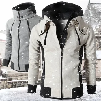 Осенне-зимняя куртка Спортивная уличная мужская поддельная куртка из двух частей
