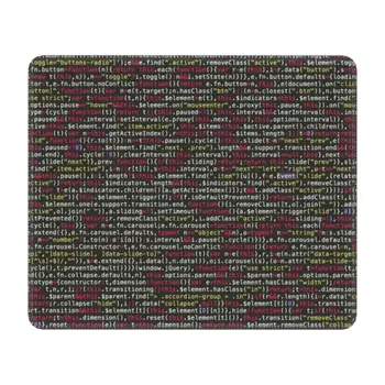 Программный код, коврик для компьютерной мыши для геймеров, Нескользящий резиновый коврик для мыши, офисный хакер, программист, Кодирующий коврик для мыши