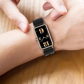 Ремешок Для часов, ремешок для браслета, 10 цветов, защита от пота, мягкая замена, водонепроницаемый для Huawei Watch, удобный мини-спортивный браслет