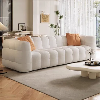 Роскошный минималистичный диван для гостиной, Фон для гостиной, Скандинавский Слоеный диван для гостиной, Акцент На Расслабляющую Мебель Divani Da Soggiorno