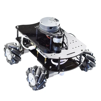 Шасси автомобиля ROS SLAM Mecanum Wheel Robot с Навигацией Lidar Raspberry Pi для Arduino STM32 Learn Program DIY Toy Parts