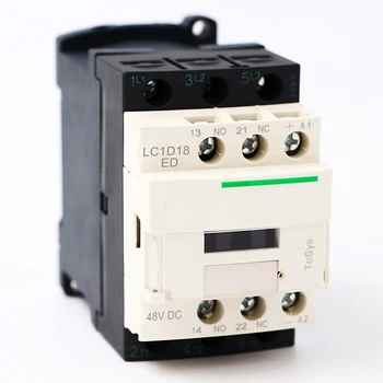 Электрический магнитный контактор постоянного тока LC1D18ED 3P 3NO Катушка постоянного тока LC1-D18ED 18A 48V