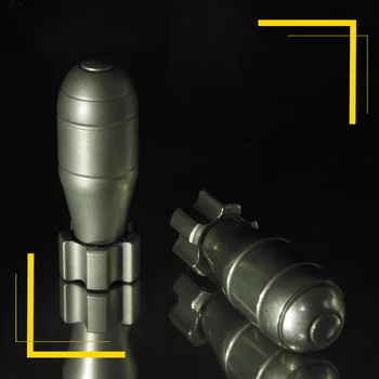 Ядерная Бомба Из Титанового Сплава с Кончиком Пальца, Гироскоп, Циркониевая Ручка, Игрушечная Пуля EDC, Латунный Кастет