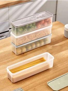 Японская лапша с пластиковой крышкой кухонная коробка для хранения хлопьев и вермишели коробка для консервирования пищевых продуктов